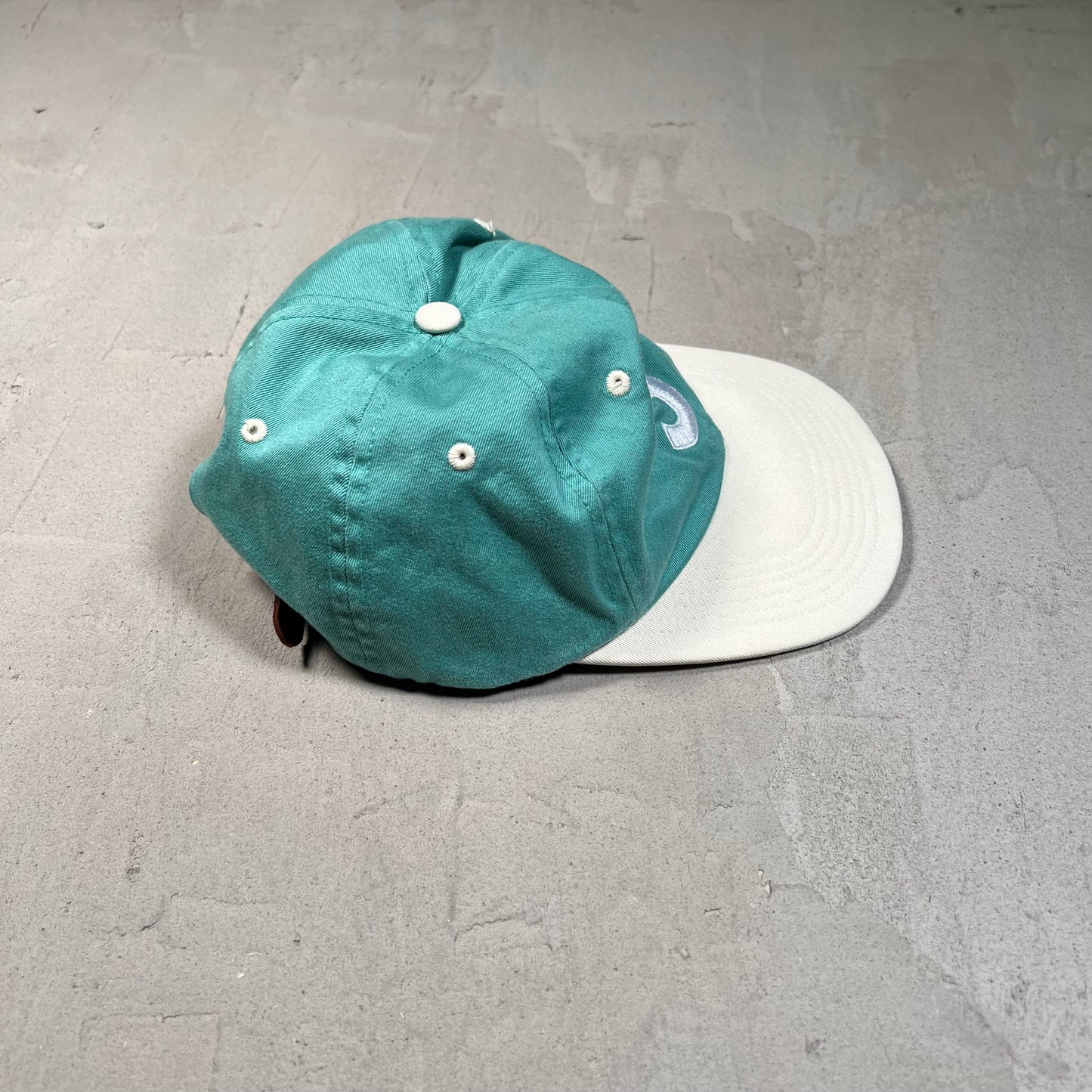 Supreme 2 Tone Washed S Logo 6 Panel Light Green (2016) USED x17819