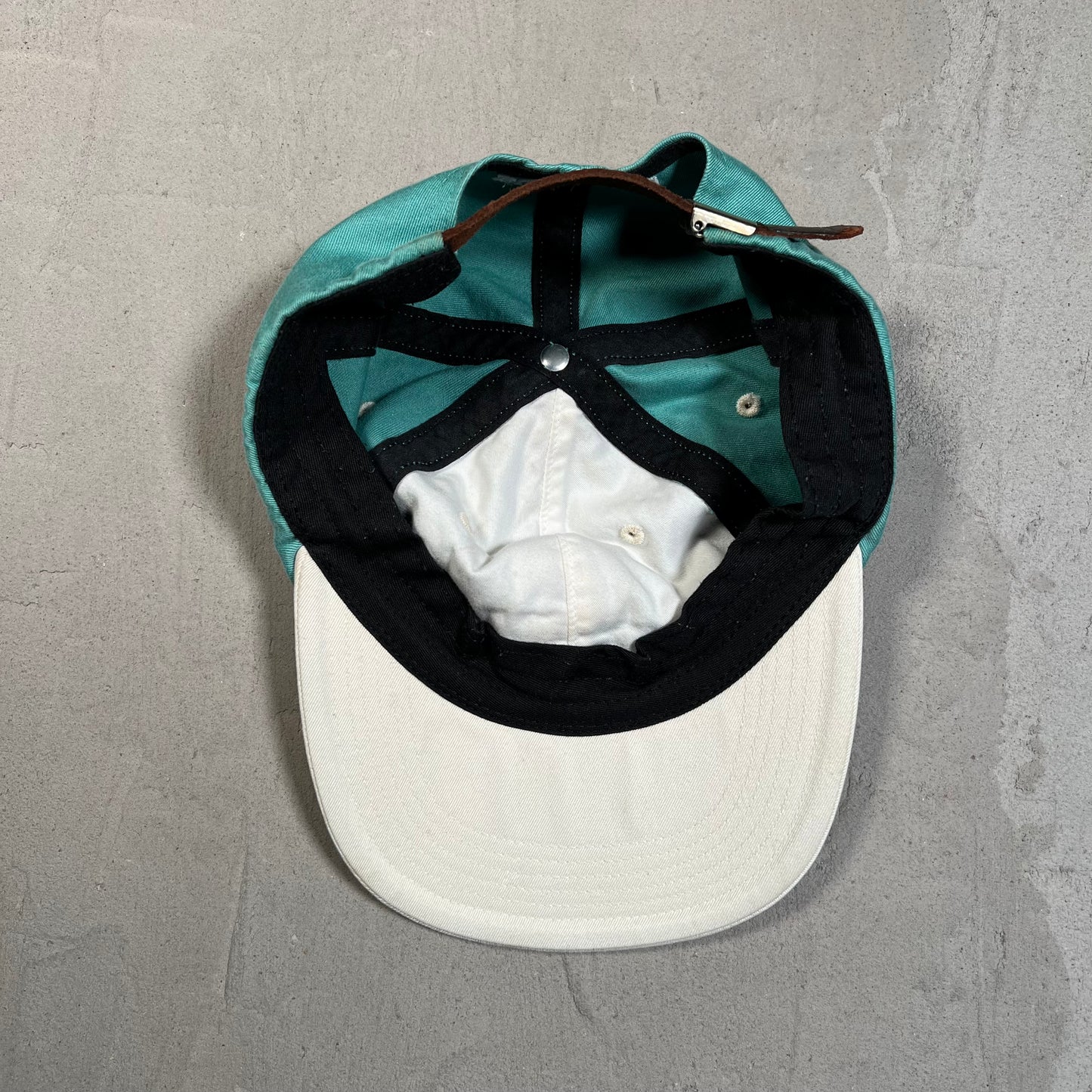 Supreme 2 Tone Washed S Logo 6 Panel Light Green (2016) USED x17819