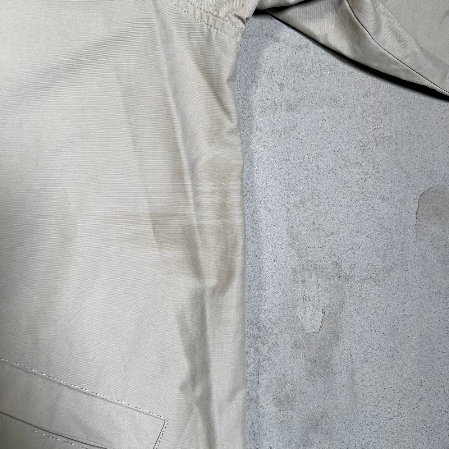 Fear of God FOG Essentials Cement Coach Button Up Jacket Size Medium USED x17825
