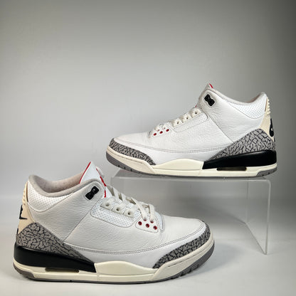 Jordan 3 White Cement Reimagined (2023) Size 10 USED s23100