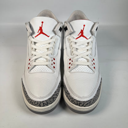 Jordan 3 White Cement Reimagined (2023) Size 10 USED s23100
