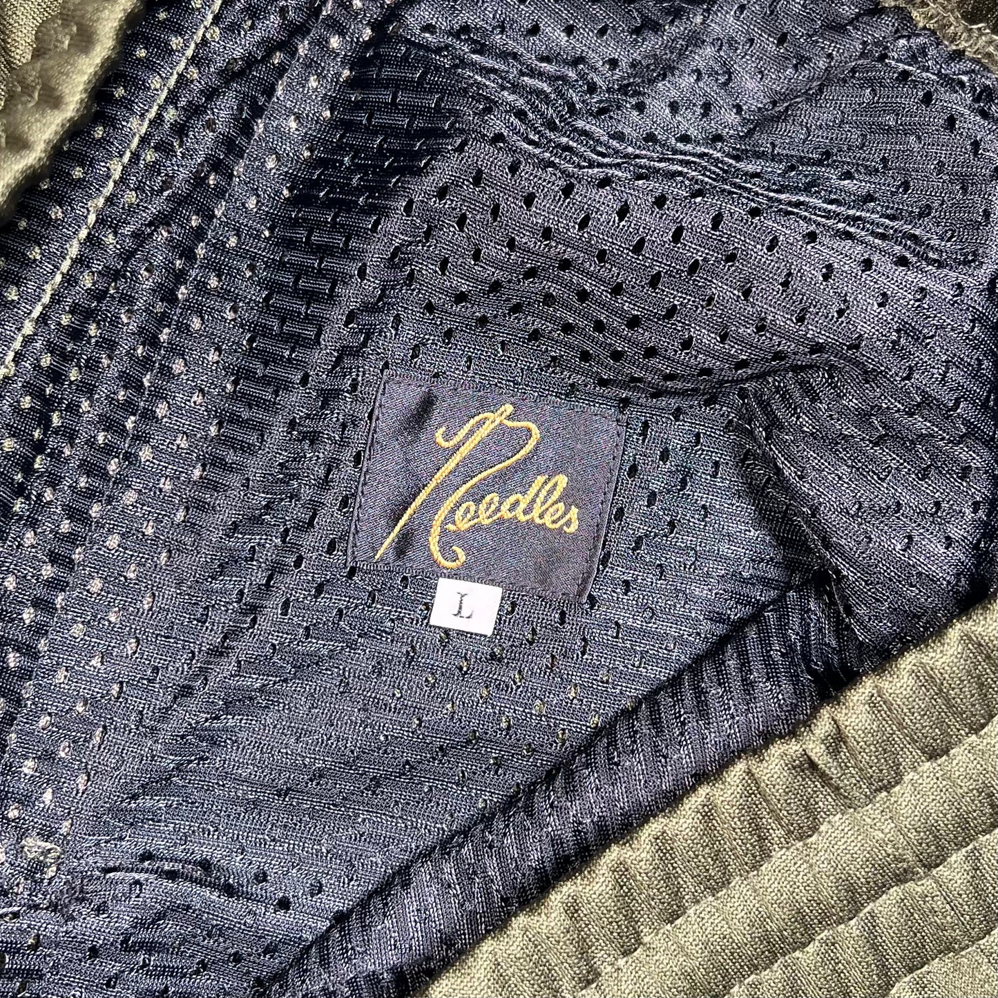 Needles Green/Purple Track Sweatpants Size Large USED x17824