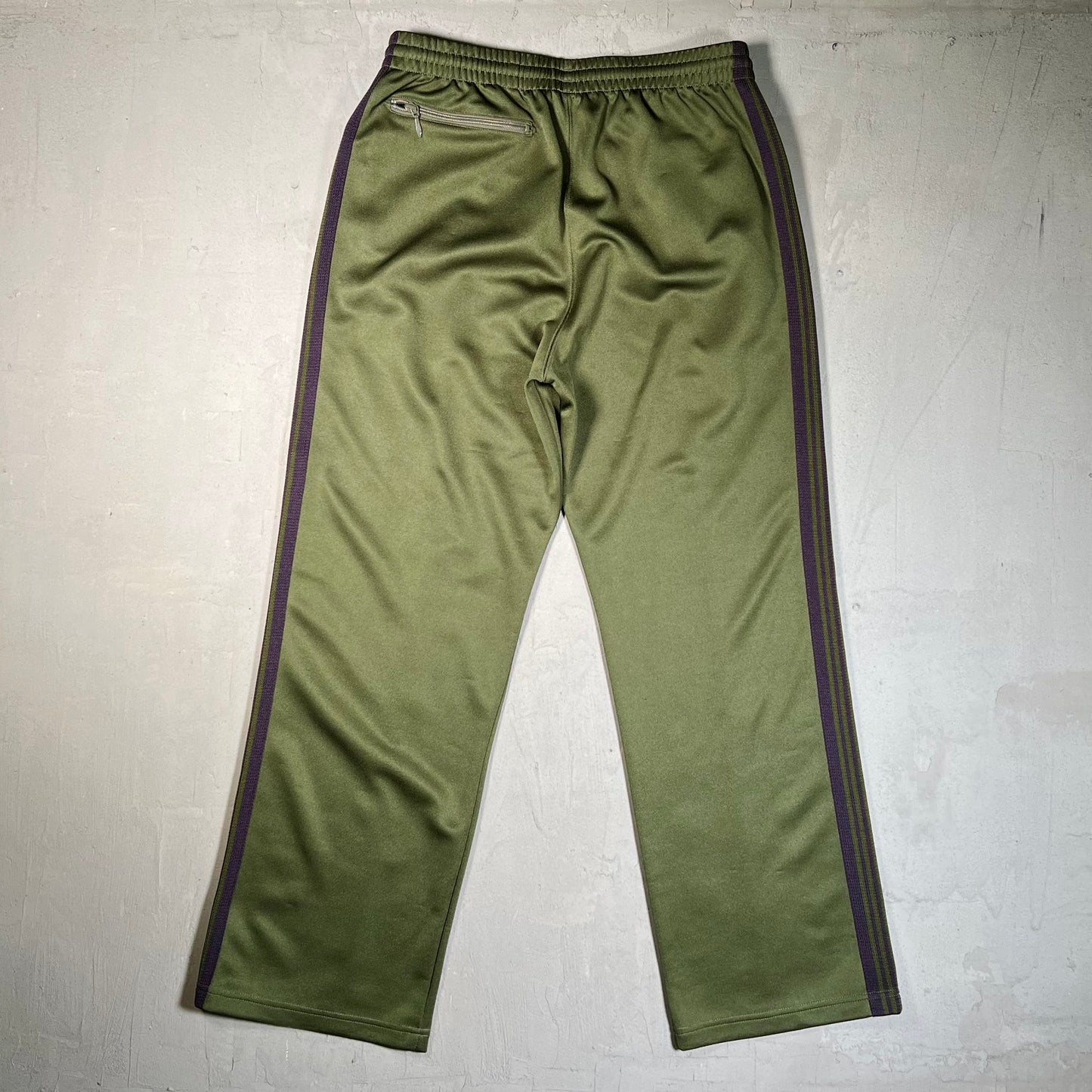 Needles Green/Purple Track Sweatpants Size Large USED x17824