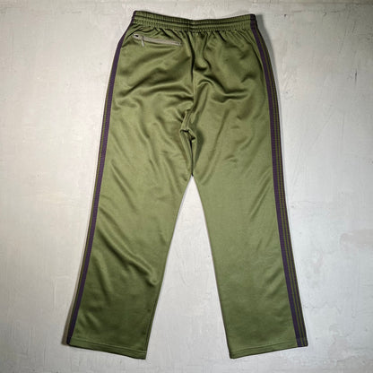 Needles Green/Purple Track Sweatpants Size Large USED x17824