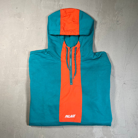 Palace Quicker Shell Hood Teal Green (2017) Size XL USED x17807