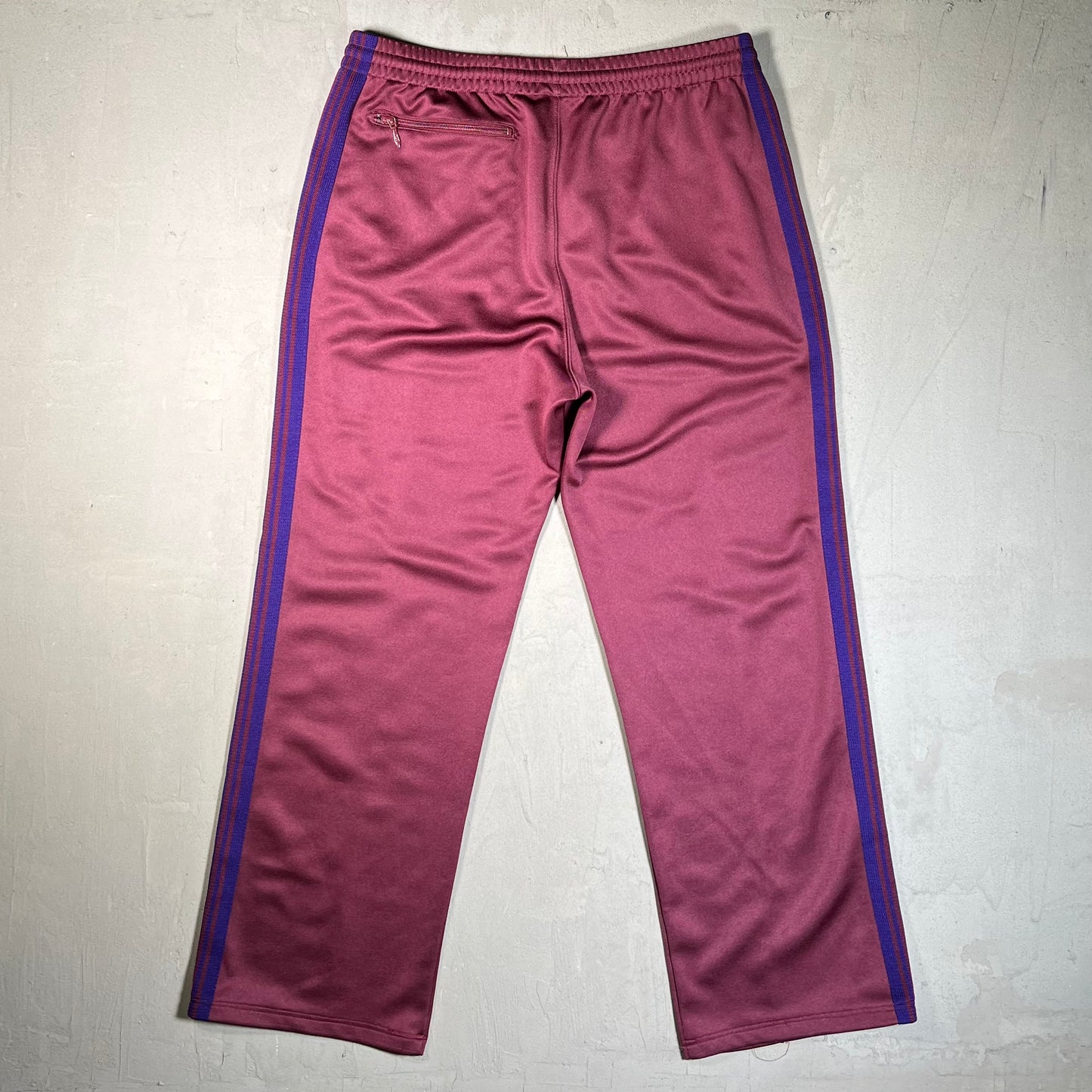 Needles Burgundy/Purple Track Pants Size Large USED x17808