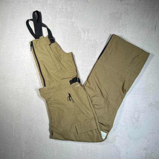 North Face Olive DryVent Overalls Size Large USED v19667