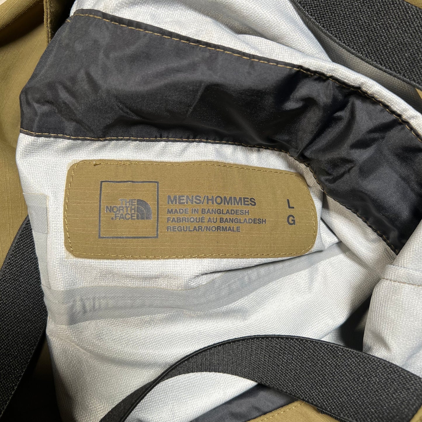 North Face Olive DryVent Overalls Size Large USED v19667