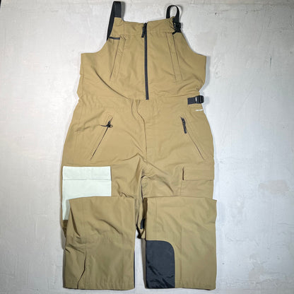 North Face Olive DryVent Overalls Size Large USED v19667