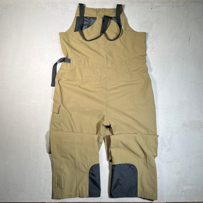 North Face Olive DryVent Overalls Size Large USED v19667