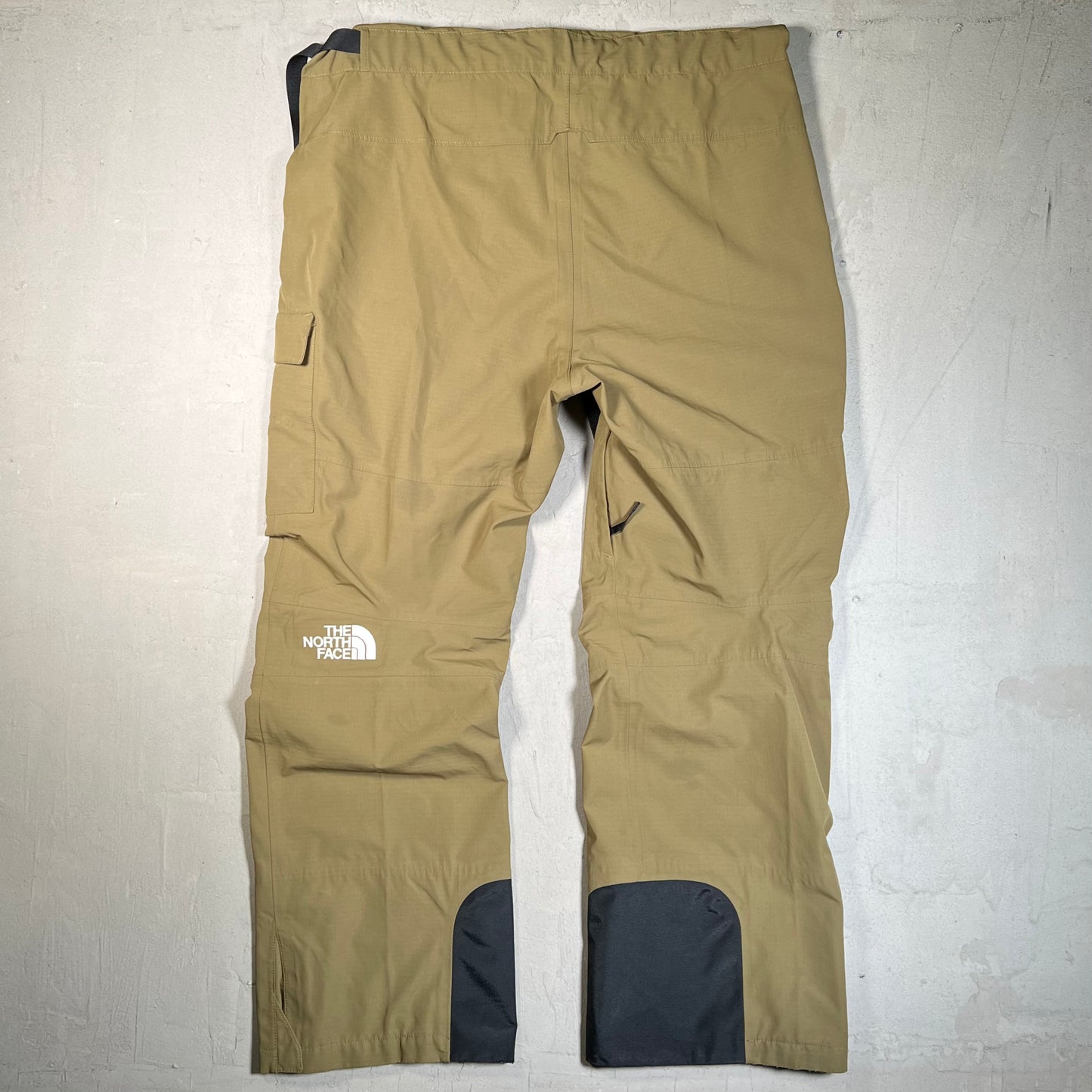 North Face Olive DryVent Overalls Size Large USED v19667