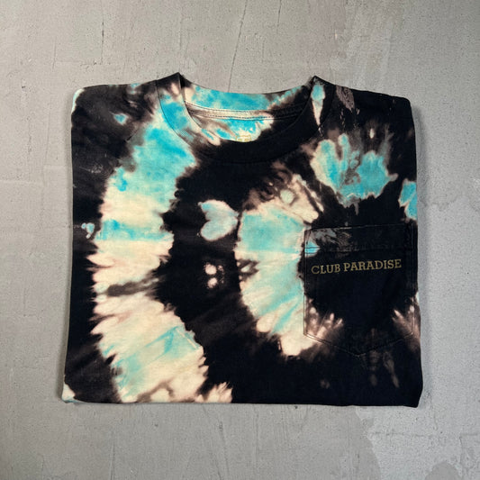 Drake OVO Club Paradise Tie Dye Pocket Tee Size Small USED x17785