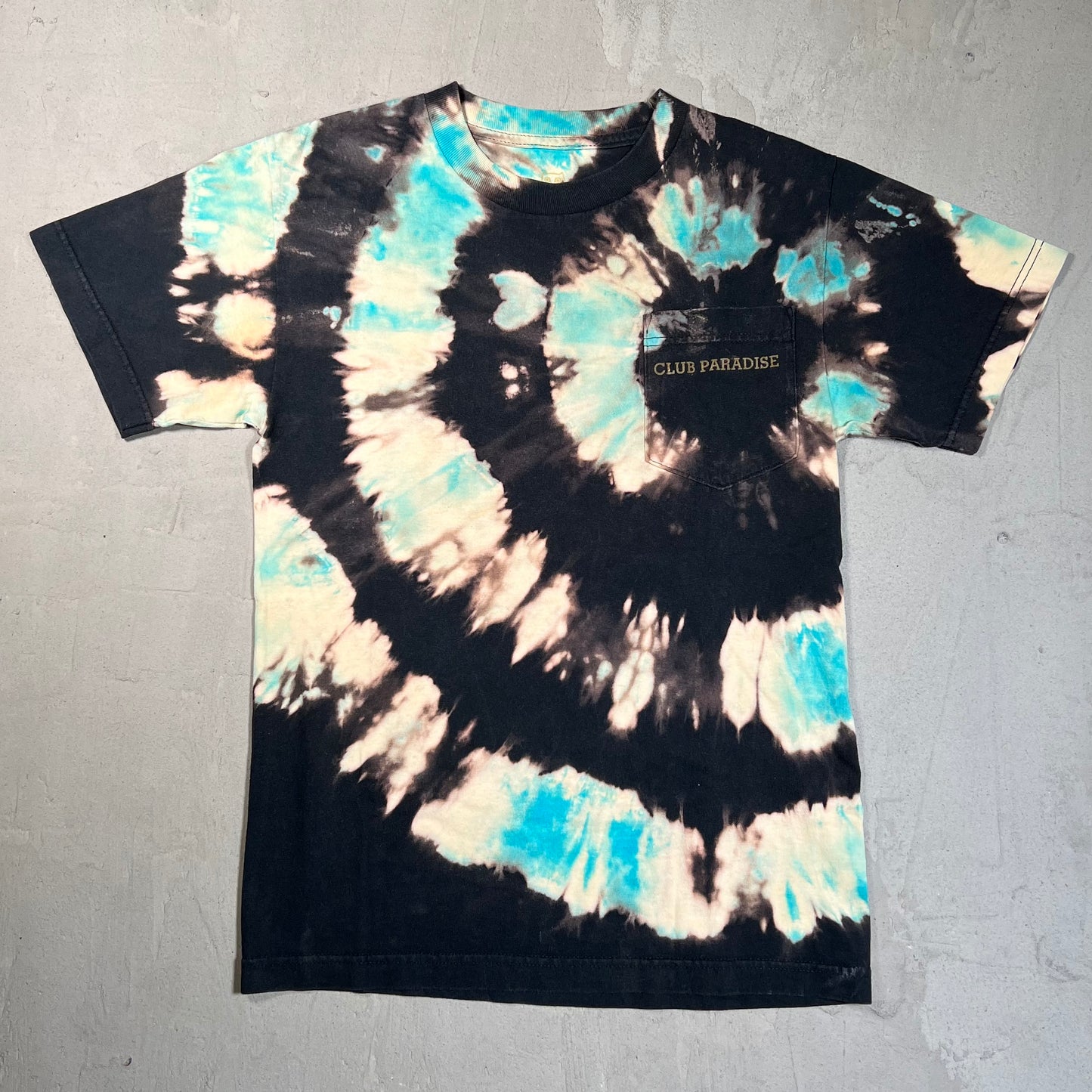 Drake OVO Club Paradise Tie Dye Pocket Tee Size Small USED x17785