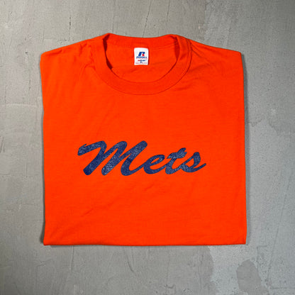 1990s Mets Coach Orange Tee Size XL USED v19662