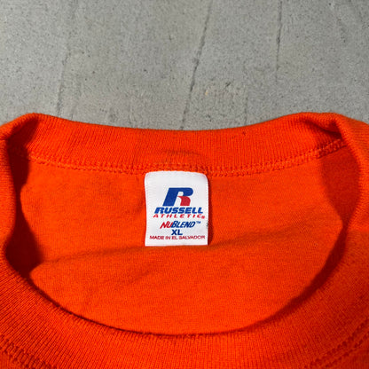1990s Mets Coach Orange Tee Size XL USED v19662