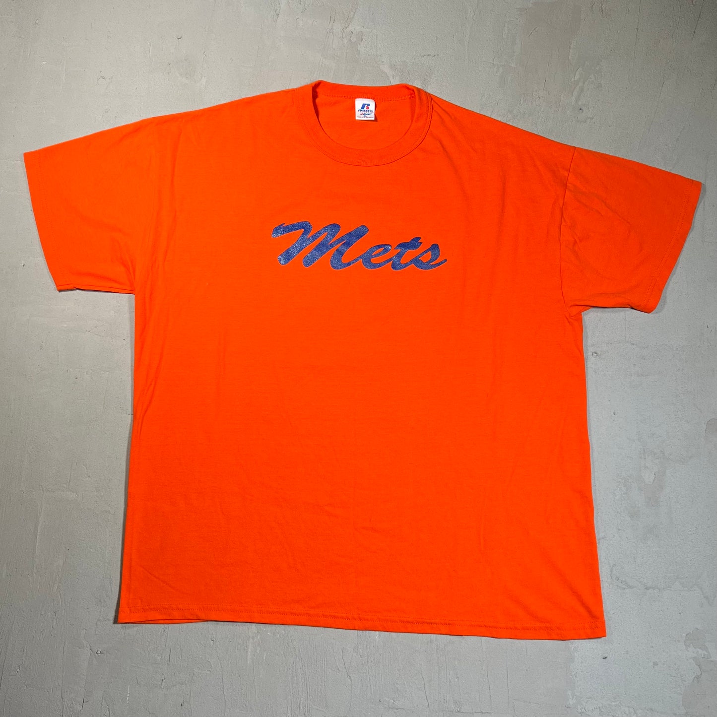 1990s Mets Coach Orange Tee Size XL USED v19662