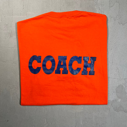 1990s Mets Coach Orange Tee Size XL USED v19662