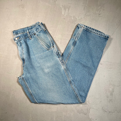 Y2K Carhartt Blue Heavy Workwear Denim Size 36 USED v19668