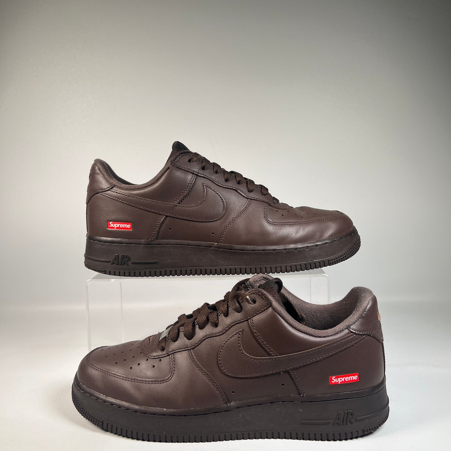 Nike Air Force 1 Low Supreme Baroque Brown (2023) Size 10.5 USED s23198