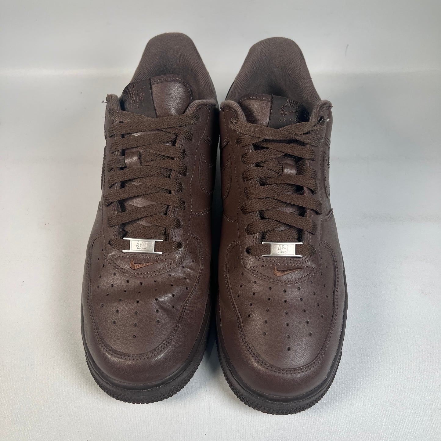 Nike Air Force 1 Low Supreme Baroque Brown (2023) Size 10.5 USED s23198