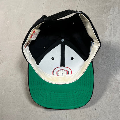 1990s NY Rangers Black Holo Snapback Hat USED v19728