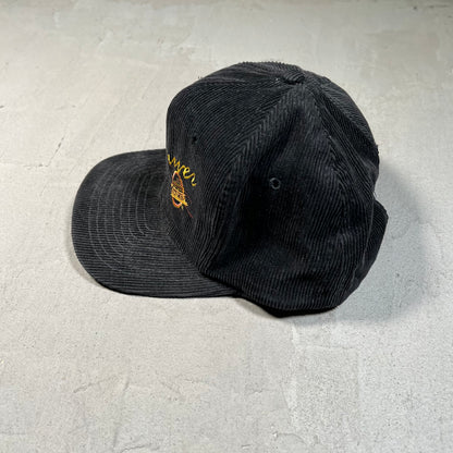 1990s Vancouver Canucks Black Corduroy Hat USED v19722