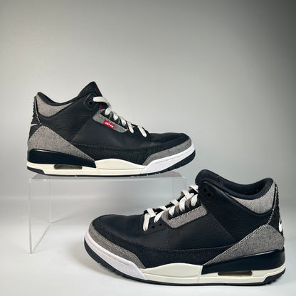 Jordan 3 Levis Black (2026) Size 10 USED s23172