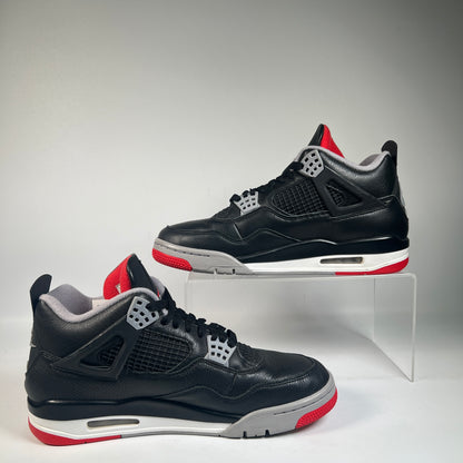 Jordan 4 Bred Reimagined (2024) Size 9.5 USED s23173