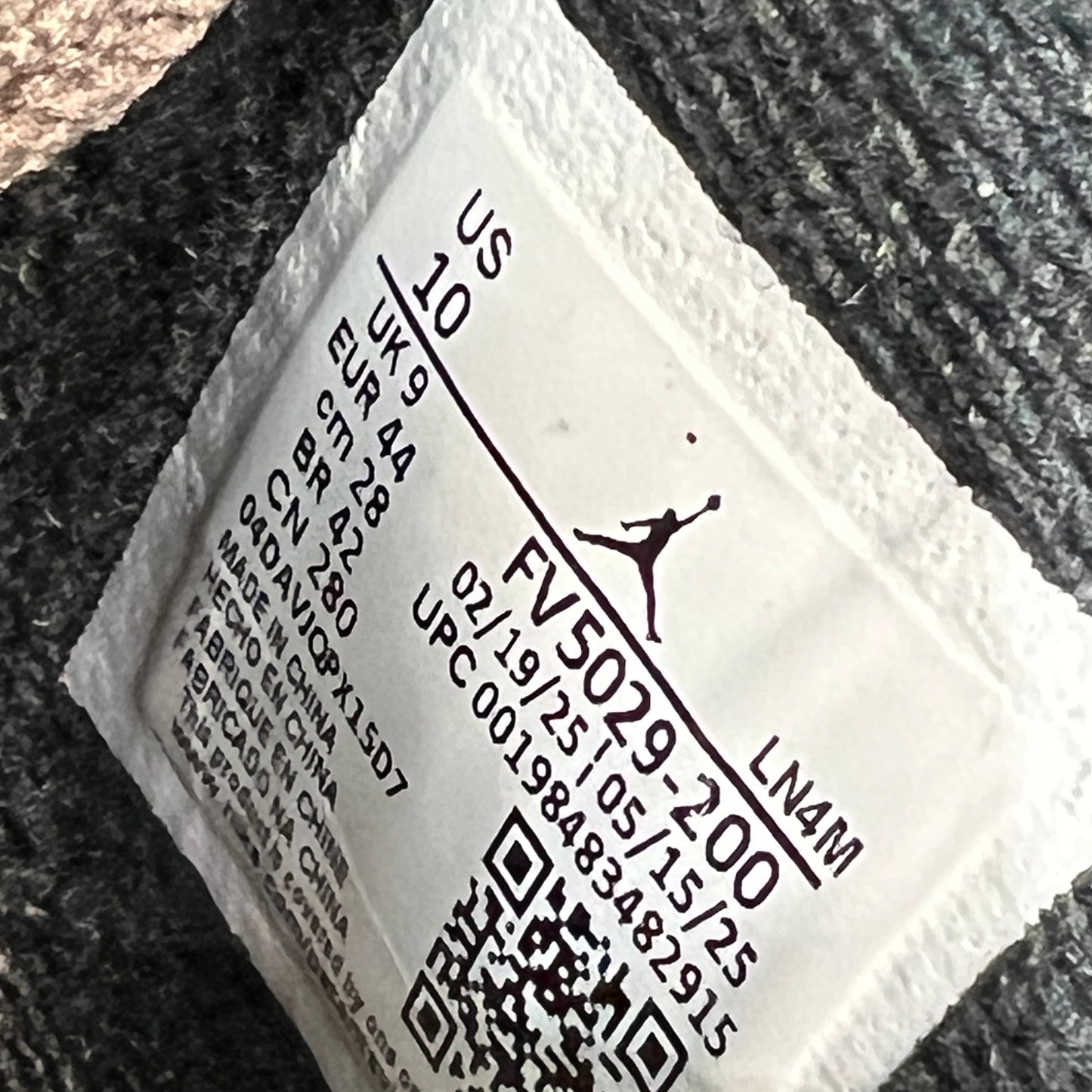 Jordan 4 Cave Stone (2025) Size 10 USED s23143