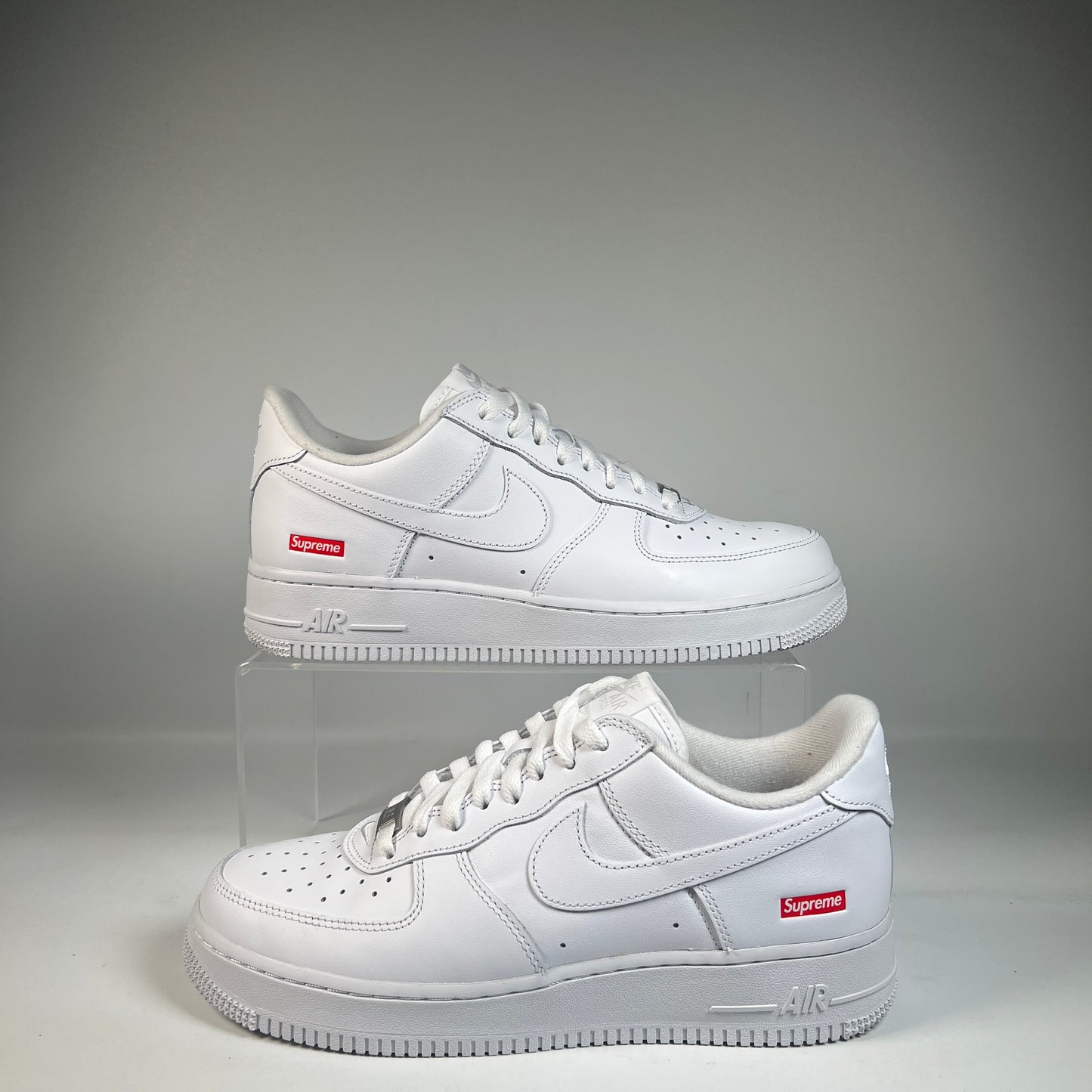 Nike Air Force 1 Low Supreme White (2020) Size 8.5 USED s23192