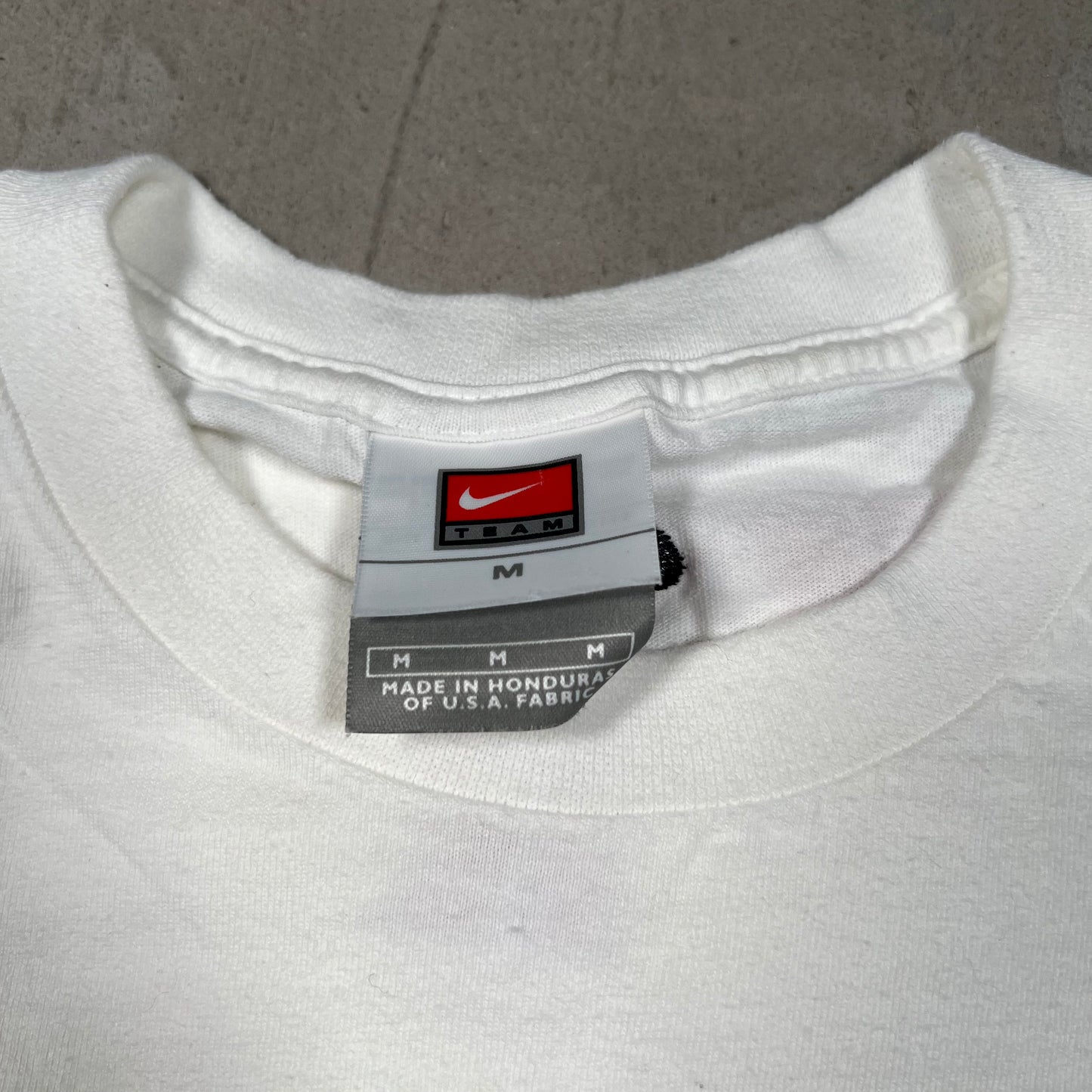 Y2K Nike Rutgers Football White Tee Size Medium USED v19714