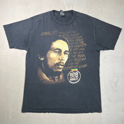 2007 Bob Marley "Emancipate" Black Tee Size Large USED v19715