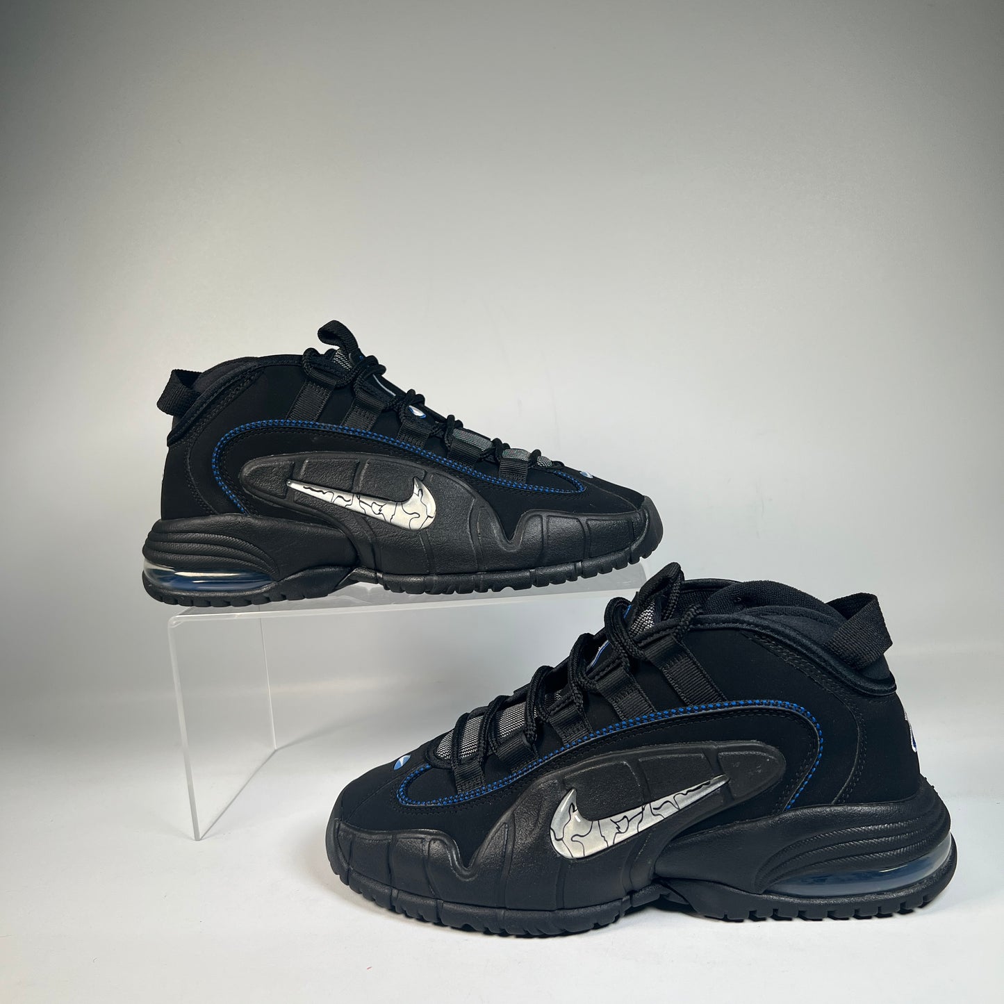 Nike Air Max Penny 1 All Star Black Metallic Silver (2022) Size 7.5 USED s23093
