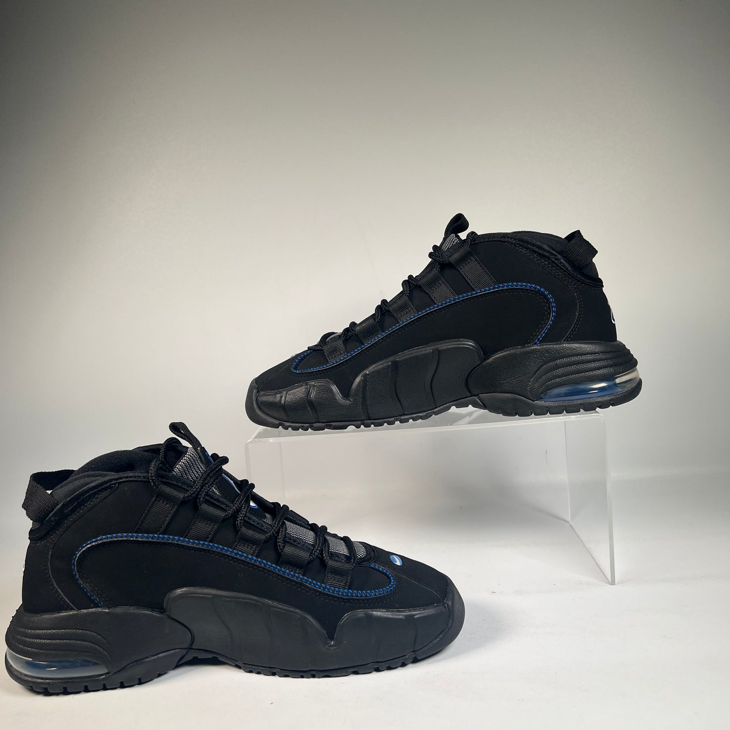 Nike Air Max Penny 1 All Star Black Metallic Silver (2022) Size 7.5 USED s23093