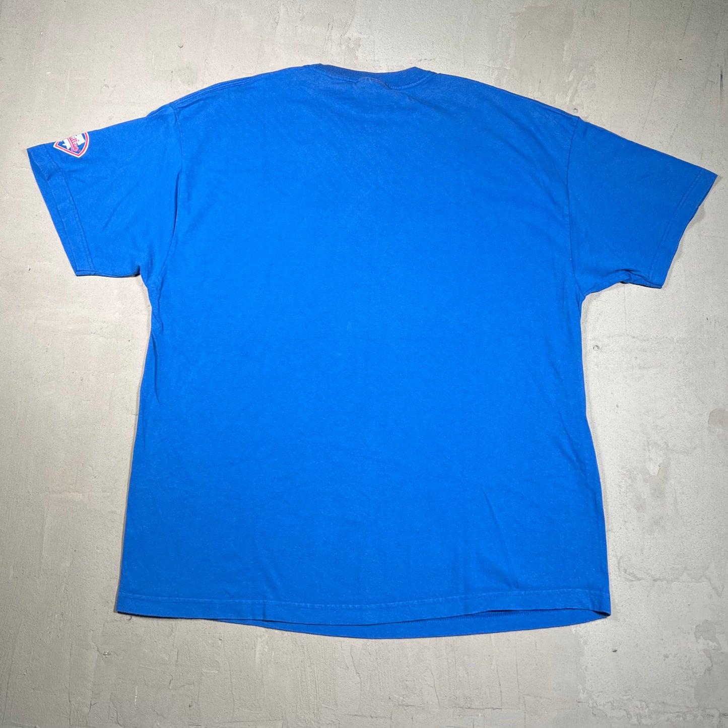 Y2K Nike Silver Tag Philadelphia Phillies Blue Tee Size XL USED v19713