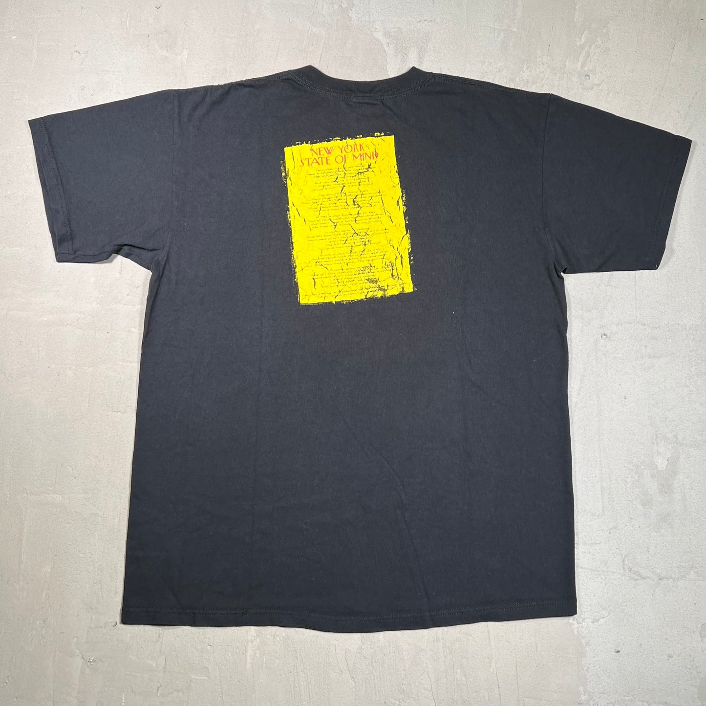 2006 Billy Joel MSG Black Tee Size Large USED v19710