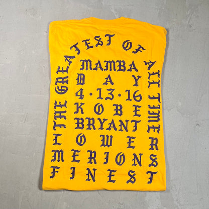 Kanye West I Feel Like Kobe Yellow Longsleeve Size Medium USED x17846