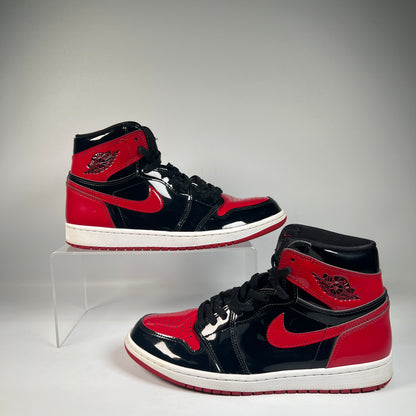 Jordan 1 Patent Bred (2021) Size 9.5 USED s23089