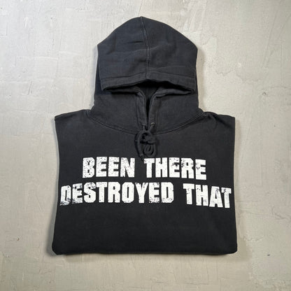 2007 WWE Stone Cold "Been There" Black Hoodie Size Small USED v19720