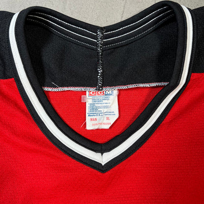 1990s CCM NJ Devils Red Jersey Size XL USED v19716
