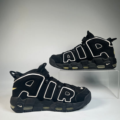 Nike Air More Uptempo Black White (2016) Size 10.5 USED s23108