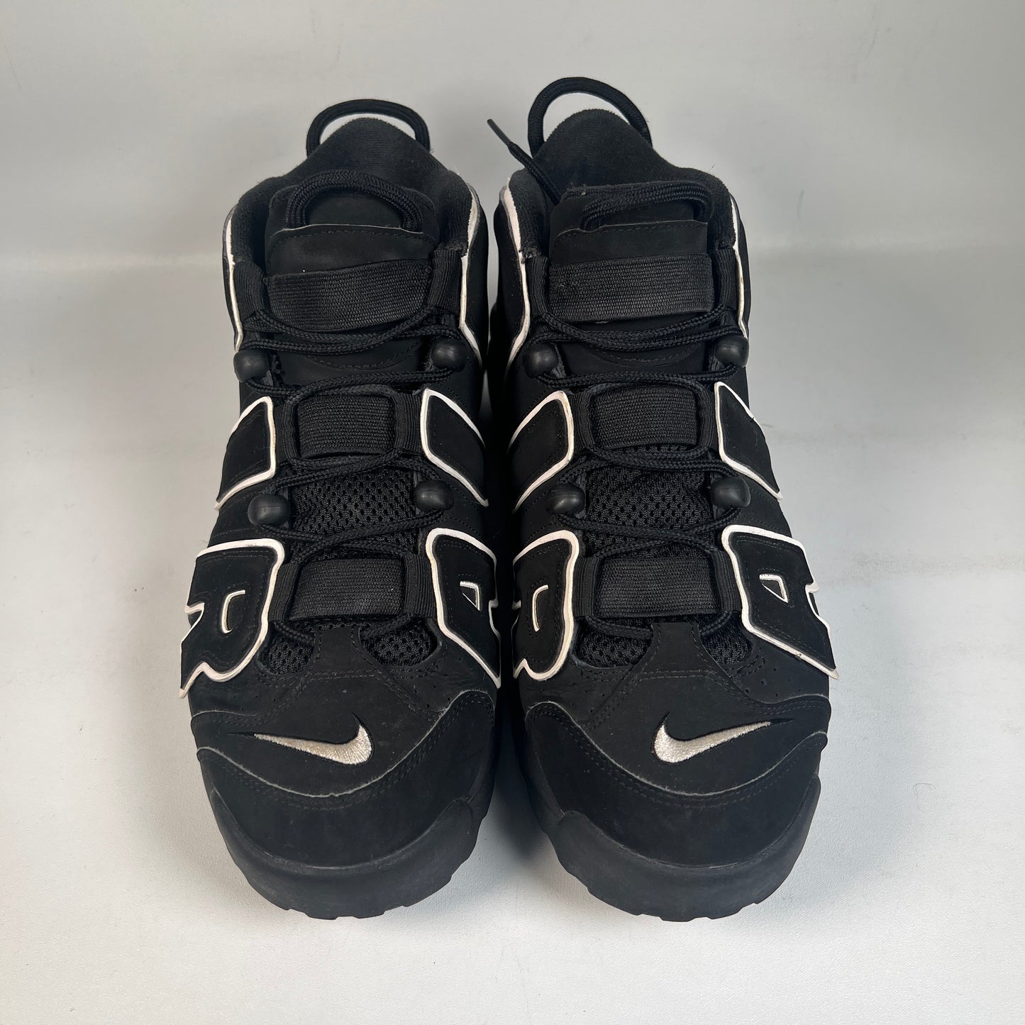 Nike Air More Uptempo Black White (2016) Size 10.5 USED s23108