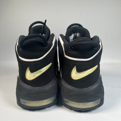 Nike Air More Uptempo Black White (2016) Size 10.5 USED s23108