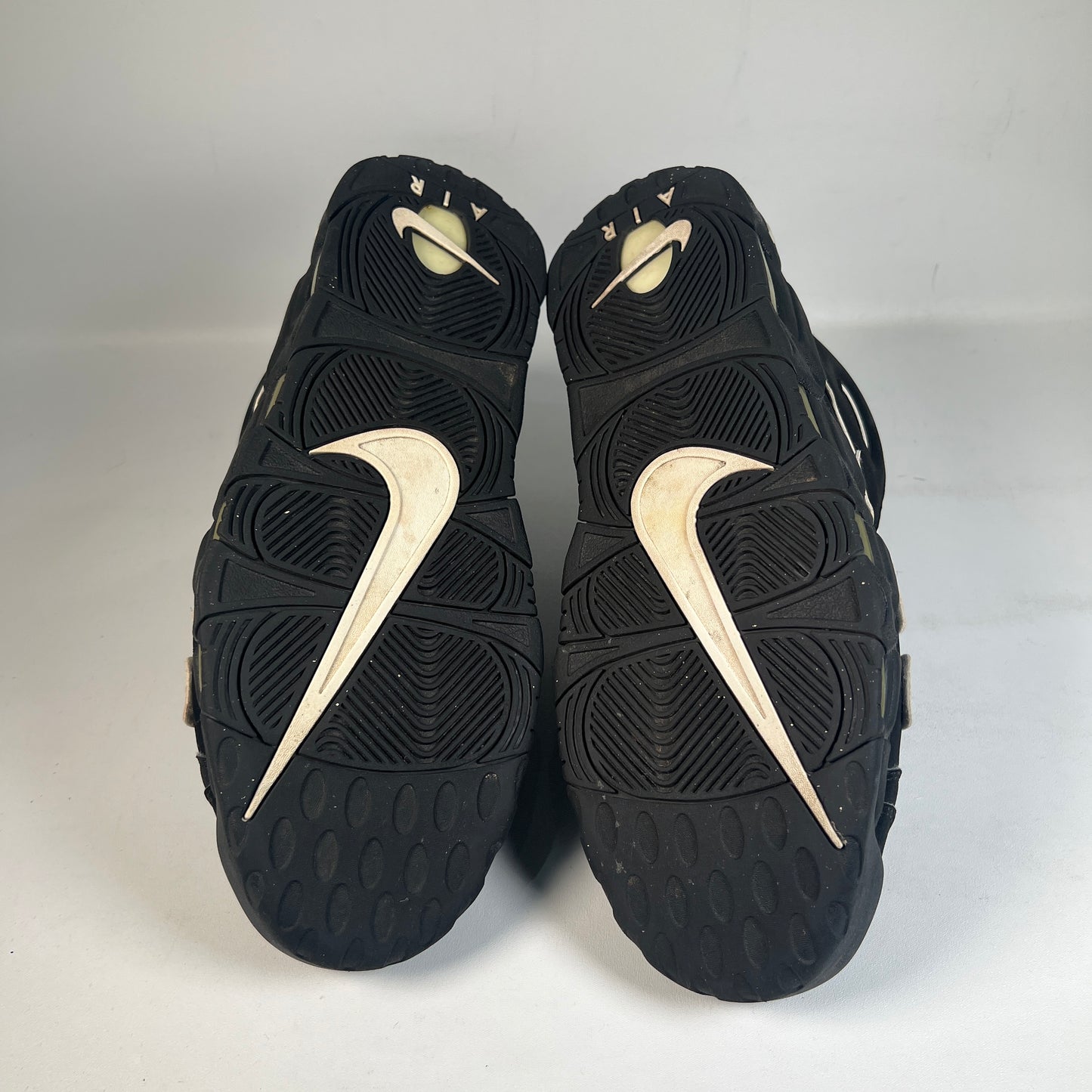Nike Air More Uptempo Black White (2016) Size 10.5 USED s23108