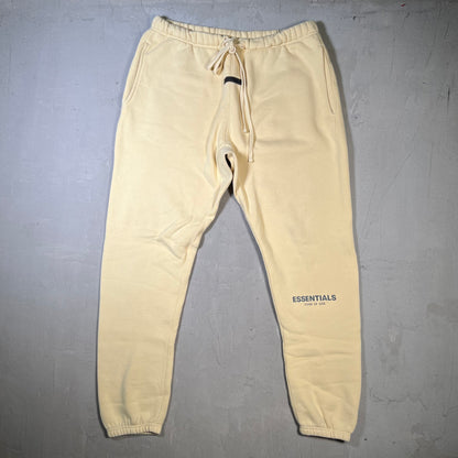 Fear of God FOG Essentials Yellow Sweatpants Size Large USED x17844