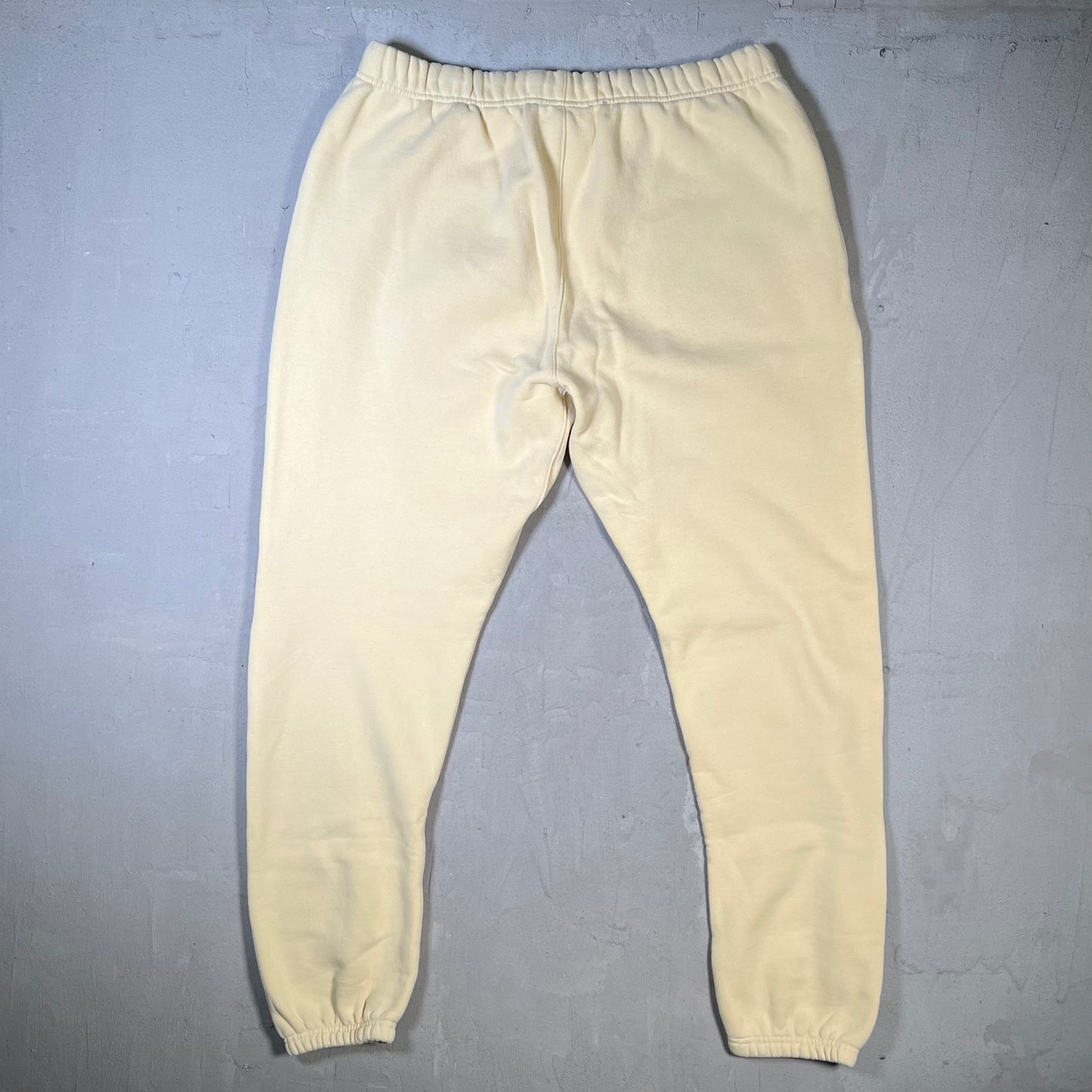 Fear of God FOG Essentials Yellow Sweatpants Size Large USED x17844