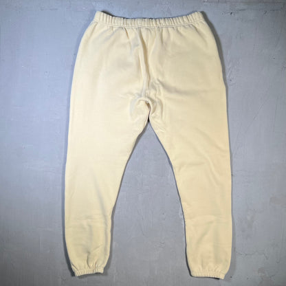 Fear of God FOG Essentials Yellow Sweatpants Size Large USED x17844