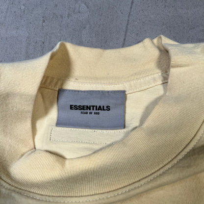 Fear of God FOG Essentials Yellow Longsleeve Size Large USED x17843