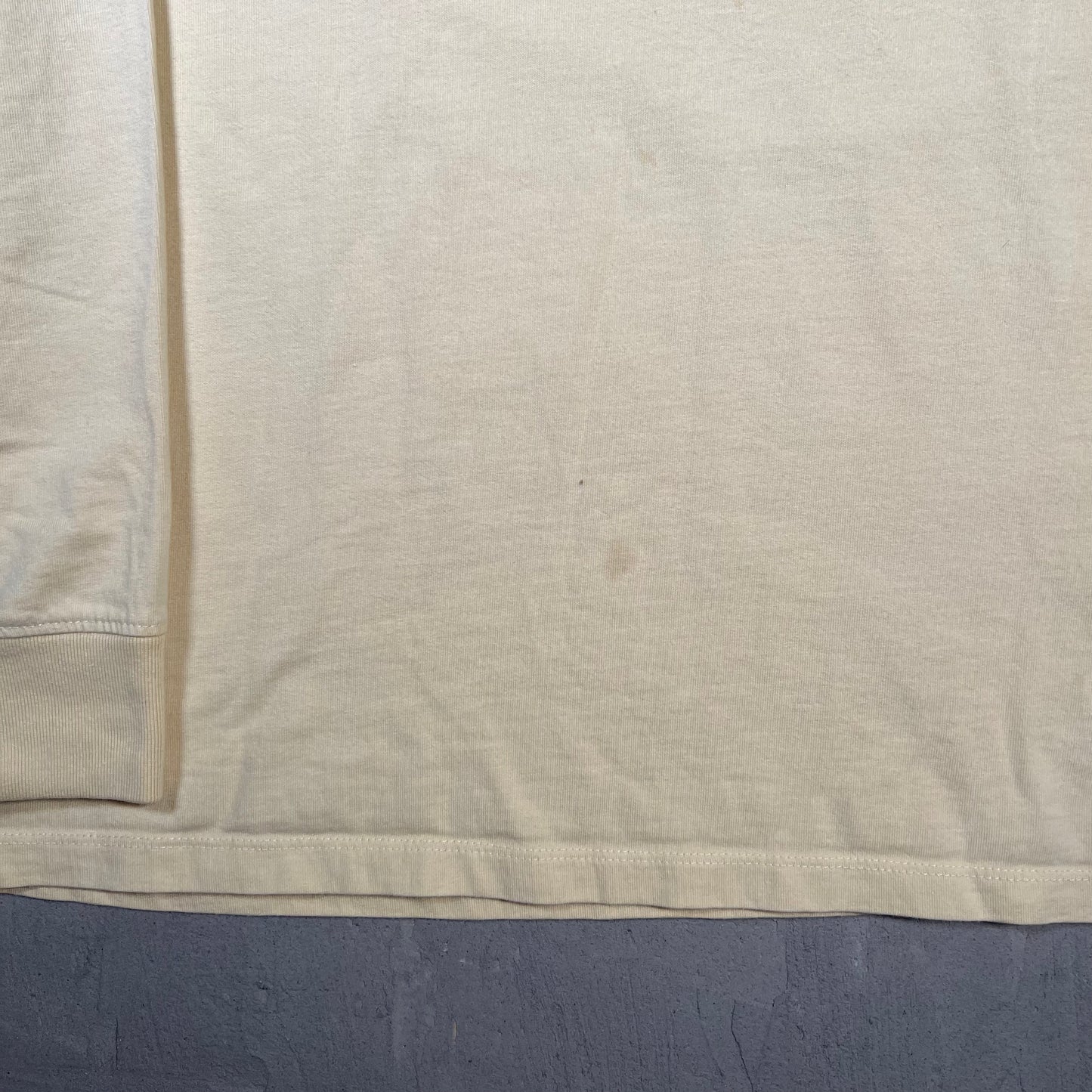 Fear of God FOG Essentials Yellow Longsleeve Size Large USED x17843