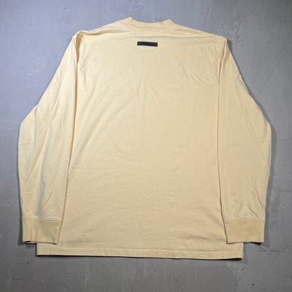 Fear of God FOG Essentials Yellow Longsleeve Size Large USED x17843
